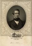 Steel Engraved print featuring a portrait of William H. Seward
