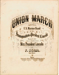Union March as Performed by the U.S. Marine Band at the Inauguration of President Lincoln March 4, 1861
