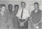 Sonny Montgomery and 4 unidentified soldiers