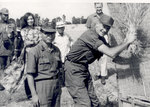 Sonny Montgomery in a farming demonstration