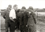 Sonny Montgomery speaking to a group of soldiers