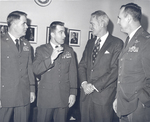 Sonny Montgomery talks to 3 decorated soldiers
