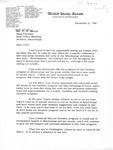 Letter, John C. Stennis to C. B. Marlin, December 2, 1960