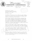 Letters Exchanged, State Forester Billy T. Gaddis and Senator John C. Stennis, August 1976 by Mississippi Forestry Commission and The office of Senator John C. Stennis
