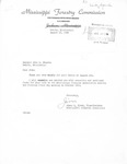 Correspondence: James R. Clark, John C. Stennis, S. E. Moreton, Jr., August 4-October 31, 1956