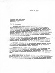 Correspondence: Carl Hayden, Ezra Taft Benson, John C. Stennis, March 28, 1958 by John Cornelius Stennis, Boswell Stevens, and Carl Trumbull Hayden