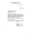 Correspondence: William C. Gibbons, John C. Stennis, January 1967 by John Cornelius Stennis