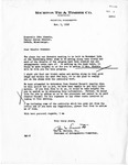 Correspondence: Ben M. Stevens, Jr., John C. Stennis, November 5-7, 1958 by John Cornelius Stennis and Ben M. Stevens Jr.