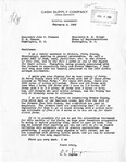 Correspondence: O.C. Ingram, John C. Stennis, W. M. Colmer, February 2-9, 1955