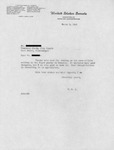 Correspondence, John C. Stennis, March 9, 1948 by The Office of Senator John C. Stennis