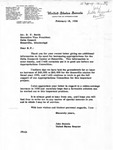 Senator Stennis Agriculture Forestry Correspondence S33B037F0700L04 by Delta Council