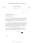 Correspondence, John C. Stennis, V.J. Daniel Jr., September 9-29, 1977