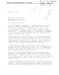 Letter, Theodore M. Hesburgh to John C. Stennis, August 1, 1972
