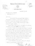 Correspondence, Julian P. Alexander, John C. Stennis, September 18-23, 1952