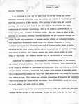 Correspondence, John C. Stennis, Dwight D. Eisenhower, October 1, 1957