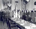 Senator John C. Stennis in Washington, D.C. at Committee Meeting