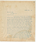 Letter to Hon. Wm. H. Sims, December 9, 1893