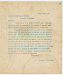 Letter to Board of Trustees, December 30, 1893 by John Marshall Stone