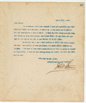 Letter to Becca, March 17, 1894 by John Marshall Stone