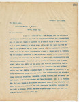 Letter to Governor Murphy J. Foster (LA), December 10, 1894