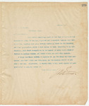 Letter to Hon. H. M. Street, January 24, 1895