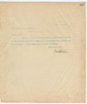 Letter to W.A. Brown, Esq, Sec., June 14, 1895