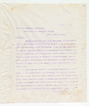 Letter to Board of Trustees, March 20, 1898 by John Marshall Stone