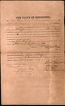 Order of Appraisement for the Estate of George Aldridge deceased by Chancery Court of Adams County, Mississippi