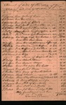 Account of sales of the estate of George Aldridge deceased made by A Millard administrator by Chancery Court of Adams County, Mississippi