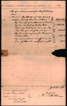 Corey, David - Receipt for hiring out of enslaved persons