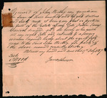 Carson, James, John, William and Daniel - Receipt for enslaved woman named Rache, transferred from James M. Carson to John Worthy