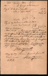 Dunbar, Robert Senior - Receipt for services provided to enslaved man named Shay