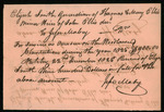 Ellis, John - Receipt for wages for overseer at Woodlawn Plantation, 1825