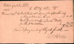 Ellis, John - Receipt for cash paid for apprehending a Negro woman Siner, and for goods for the plantation, 1825