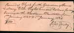Ellis, John - Receipt for wages paid to overseer on Woodlawn Plantation, 1824