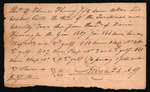 Fleming, David - Territorial and county tax receipt, 1817