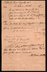 Hoggatt, Mary - Estate of Mary Hoggatt, deceased, to William Mathis, for services as an overseer