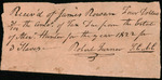 Hunter, Alexander - Tax receipt, 1822