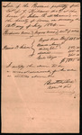 Kirkland, Zachariah - Record of sale of enslaved persons from  the estate of Zachariah Kirkland, deceased