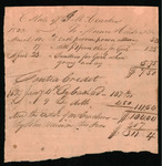McCracken, George - Record of expenses paid by executor of the estate of George McCracken