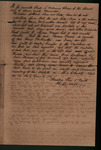 McCracken, George - Petition regarding an incomplete bequest from the estate of George McCracken, by Sally and Charles Jones