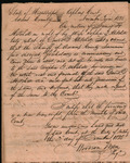 Mitchell, David D. -Motion by James H. Mitchell in right of his wife Sophia G. Mitchell to request an order for a report on the estate of David D. Mitchell, deceased