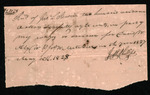 Mitchell, David W., Alexander W. and James W.- Receipt for payment of overseers' wages from J.W. Phillips, for the year 1827