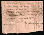 Mitchell, David W., Alexander W. and James W.- invoice for overseer services from Jas. W. Phillips, for 1827
