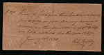 Mitchell, David W., Alexander W. and James W.-Receipy for services of overseer for the year 1829, from R.L. Berkley