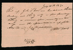 Mitchell, David W., Alexander W. and James W.- Receipt for payment of overseers' wages from William Farris, for four months and ten days