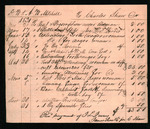 Mitchell, David W., Alexander W. and James W.- Record of payment for medical services made to Charles Shaw