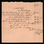 Mitchell, David W., Alexander W. and James W.- Record of payment for medical and dental services made to William J. Hodge