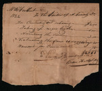 Mitchell, John J. - Bill for capture and room and board of enslaved person named Joe