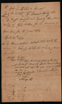 Mitchell, John J. - Bill for services of Samuel Marley as an overseer for the year 1814